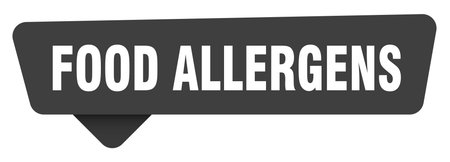 food allergens sticker. food allergens black sign isolated on transpatent backgroundのイラスト素材