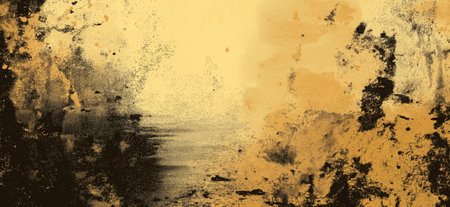 Grunge textured wall surface showing peeling paint and cracks. Grunge texture background or wallpaperの写真素材