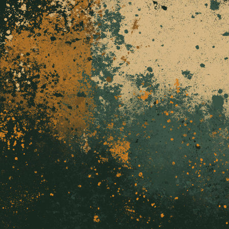 Grunge textured wall surface showing peeling paint and cracks. Grunge texture background or wallpaperの写真素材