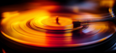 Capturing dynamic light streaks with motion blur in warm and cool colors. Abstract motion blur light streaks creating dynamic energyの写真素材