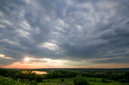beautiful summer landscapeの写真素材