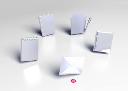 Icons set 3d model