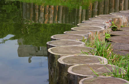 City park in Moscow  の写真素材