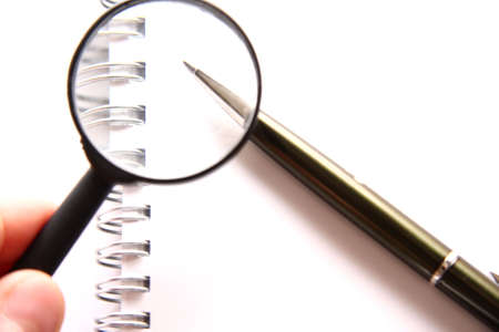 Magnifying glassの写真素材