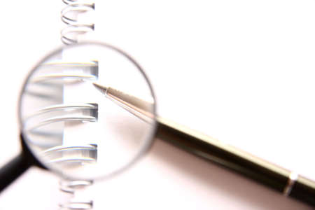 Magnifying glassの写真素材