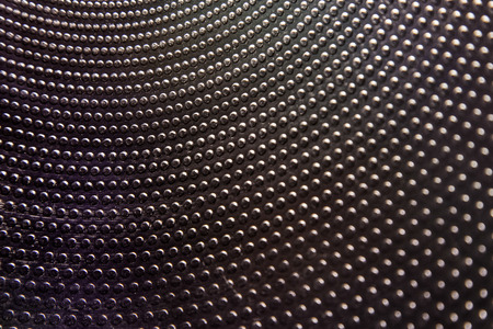 the inside of silver metal texture of the lighting above in the factoryの写真素材