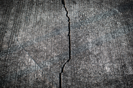 concrete with crackの写真素材