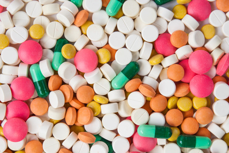 pills and capsulesの写真素材