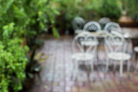 abstract green bokeh nature backgroundの写真素材