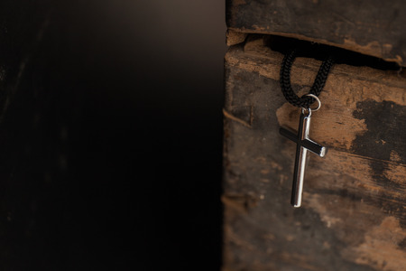 regilion concept with cross object. christian backgroundの写真素材