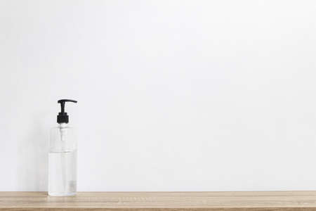 Hand sanitizer gel for hand hygiene corona virus protection.の写真素材