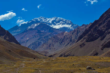 Aconcagua Park, Uspallata Mendoza, Argentinaの写真素材