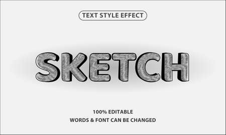 Text style effect of 3D lettering and fontのイラスト素材