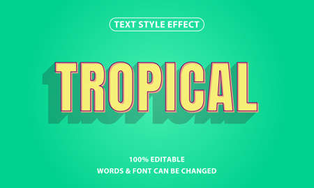 Text style effect of 3D lettering and font