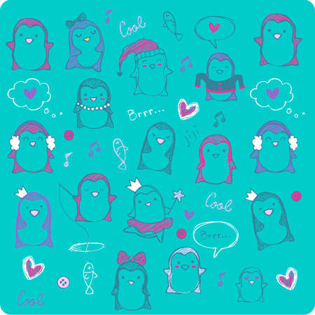 Penguinsのイラスト素材