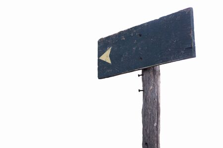 directonal wooden sign