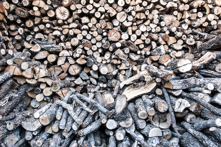 wood for fireplacesの写真素材