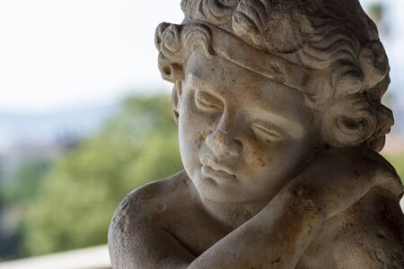 Head of small god of love erosの写真素材