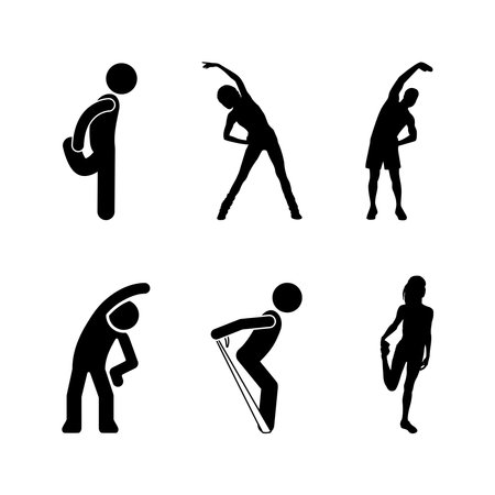 Best workouts to reduce belly fat backedのイラスト素材