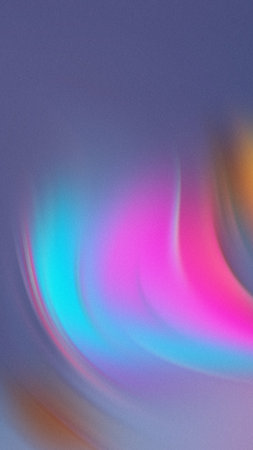 Abstract swirling gradient with vibrant pink blue and purple hues and subtle grain textureの写真素材