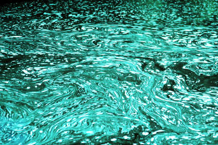 Abstract foam in the river