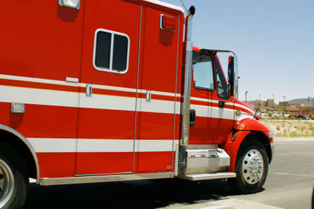 Emergency Vehicle, EMT technicianの写真素材