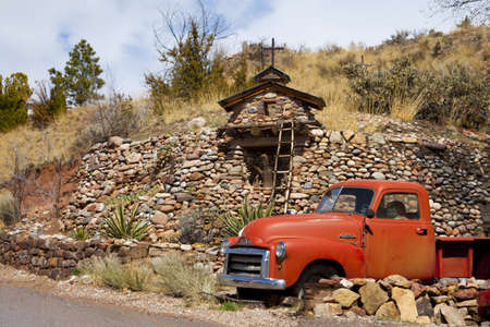 Old pickup truck, Santa Fe,  New Mexico USA