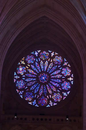 Washington, DC, Mosaic Rose Window National Cathedral
