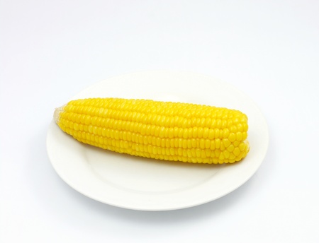 Corn roasted thai style isolate.の写真素材