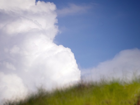 Cloudy blue sky on summer.