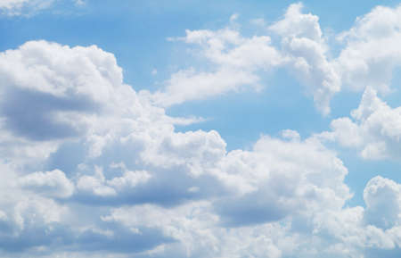 Cloudy blue sky on summer.