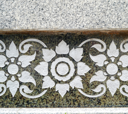 Thai style texture in temple.の写真素材