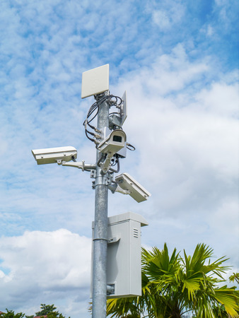 CCTV in park Thailand.