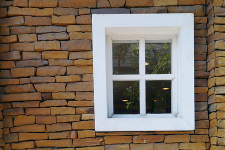 Window on wall.