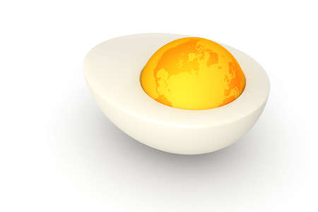 Conceptual world. This is a 3D rendered picture.の写真素材