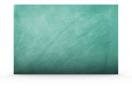 Blank chalkboard isolated over a white background.の写真素材