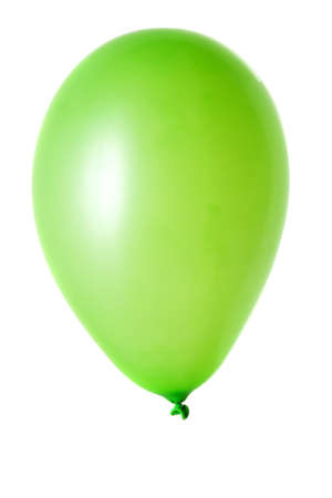 Colorful party balloon isolated over a white background.の写真素材