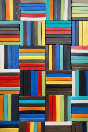 Colorful small pice of rectangle Patternの写真素材