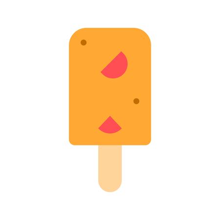Ice pop vector, Chirstmas menu flat design iconのイラスト素材