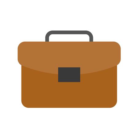 Handbag vector illustration, Baggage flat design iconのイラスト素材