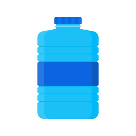 Plastic bottle vector illustration, flat design iconのイラスト素材