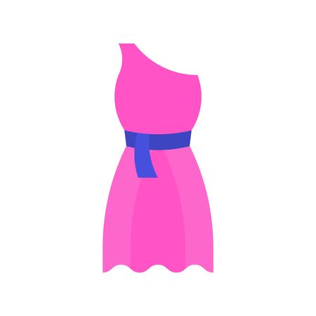 Women dress vector illustration, flat design iconのイラスト素材
