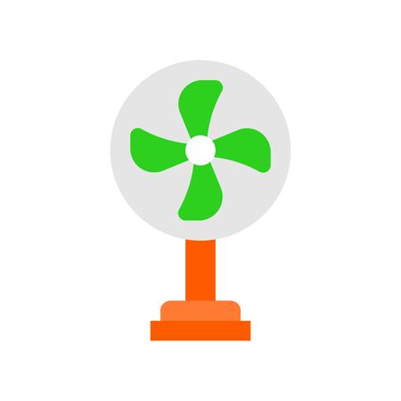 Stand fan vector illustration, Isolated filat design iconのイラスト素材