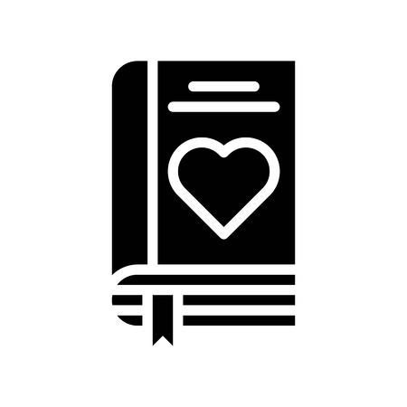 Diary vector illustration, Isolated solid design iconのイラスト素材