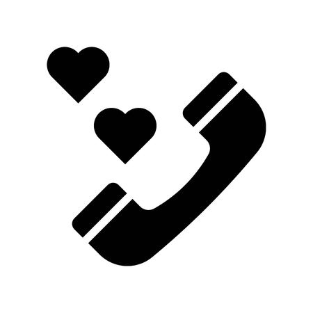 Phone vector illustration, Isolated solid design iconのイラスト素材