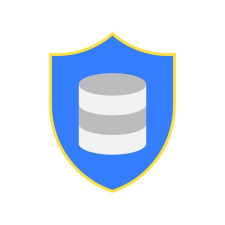GDPR General Data Protection Regulation vector icon, flat styleのイラスト素材