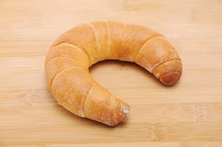 crescent roll croissant french bread on table