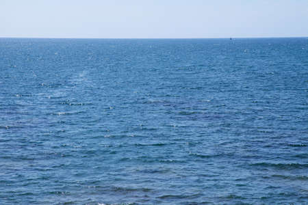 calm blue sea in wakayama Japan