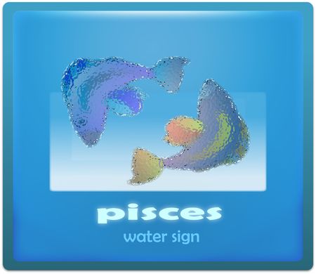 water sign - piscesの写真素材