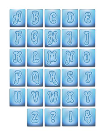 water lettersの写真素材